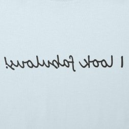 Футболка женская I Look Fabulous, голубая