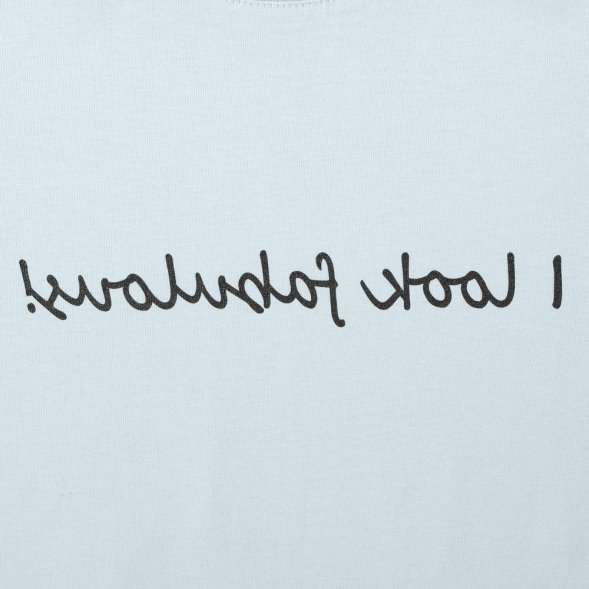 Футболка женская I Look Fabulous, голубая 