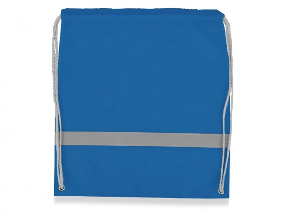 Рюкзак Россел, синий с серыми шнурками (P) 