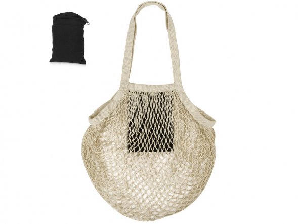 Сетка для шопинга Mesh, натуральный/черный 