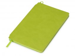 Блокнот Notepeno 130x205 мм с тонированными линованными страницами, зеленое яблоко