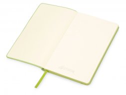 Блокнот Notepeno 130x205 мм с тонированными линованными страницами, зеленое яблоко