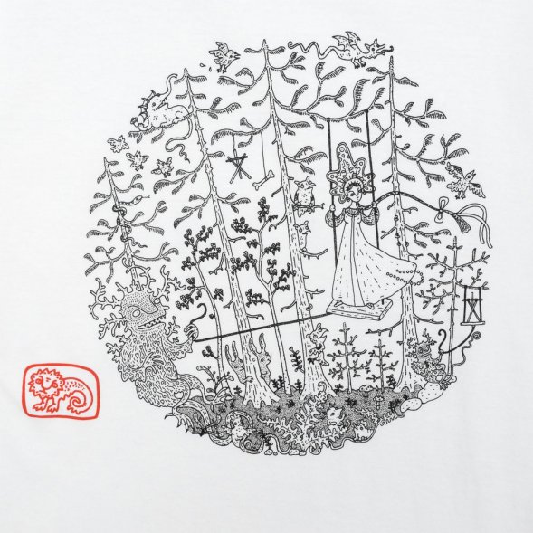 Футболка «Качели», белая 