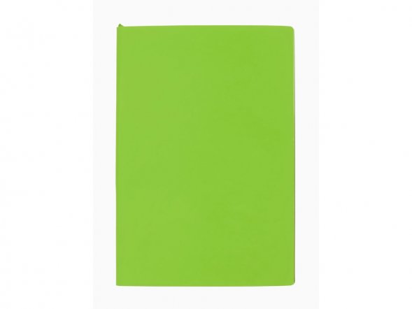 Бизнес-блокнот C1 софт-тач, гибкая обложка, 128 листов, зеленое яблоко 