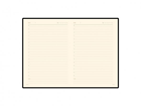 Ежедневник недатированный А5 Parliament, черный 