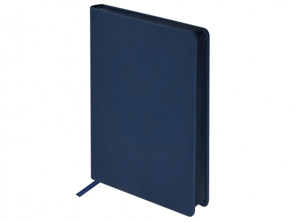 Ежедневник А5 Megapolis Color soft-touch, темно-синий 