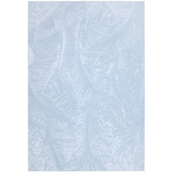 Плед Frostic, бело-голубой с люрексом 