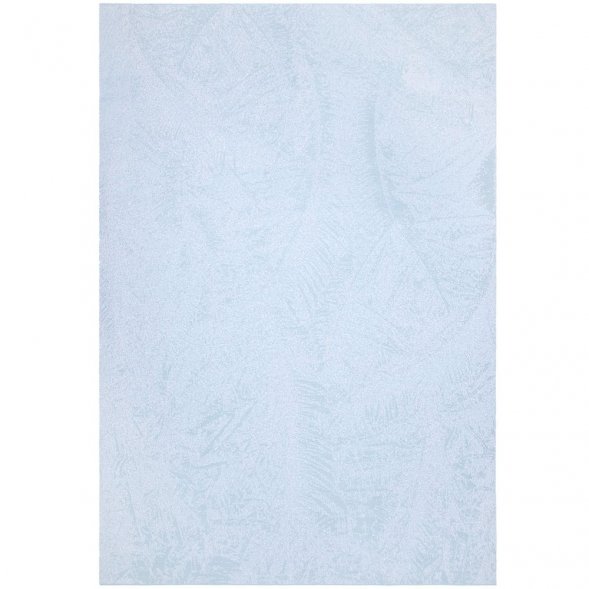 Плед Frostic, бело-голубой с люрексом 