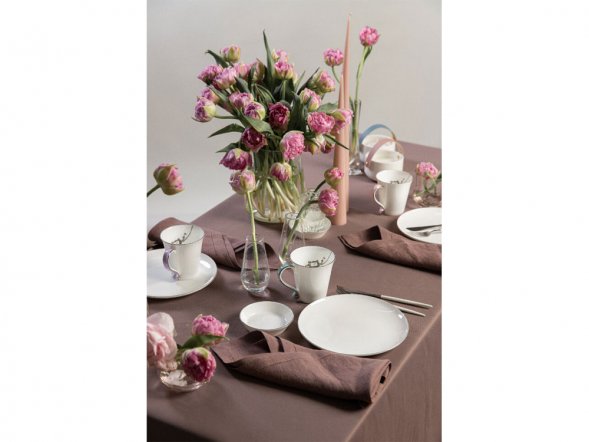 Свеча Valerie Concept с крышкой CNDL 5 BLU, белый/голубой 