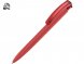 Ручка пластиковая шариковая трехгранная Trinity K transparent Gum soft-touch с чипом передачи инфо, красный 