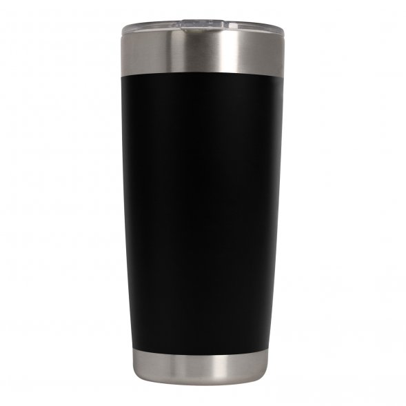 Термокружка вакуумная Crown, черная 