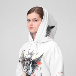 Худи с капюшоном ALEX белый, размер XL Moscow