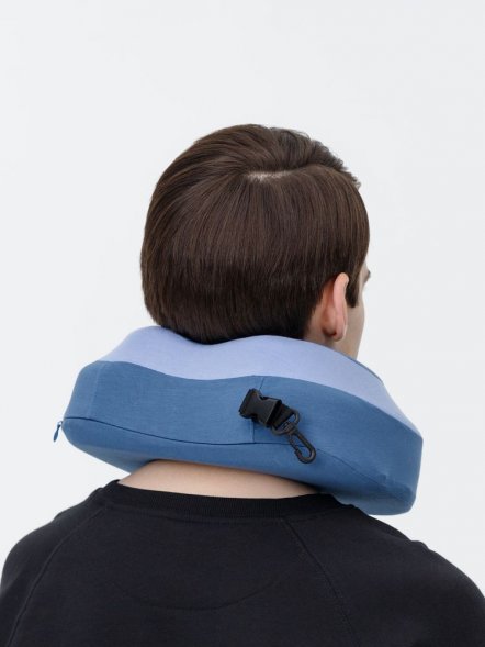 Дорожная подушка Piligrim, голубая 