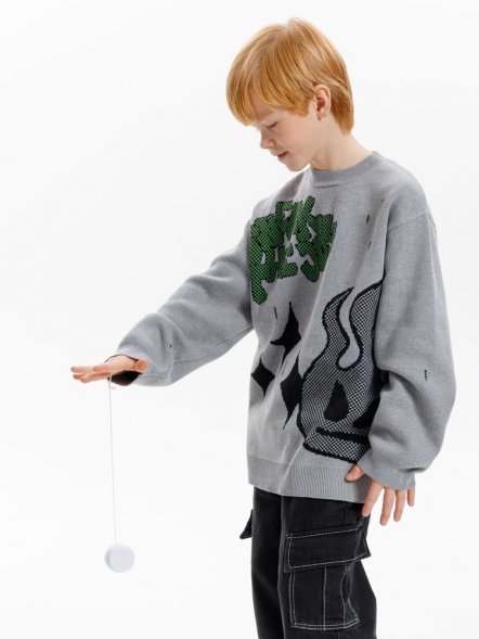 Игрушка-антистресс йо-йо Loopy, белая 