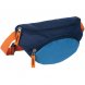 Поясная сумка детская Kiddo, синяя с голубым 