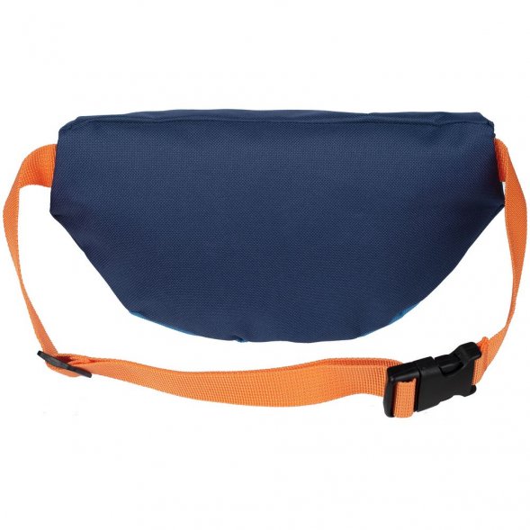 Поясная сумка детская Kiddo, синяя с голубым 