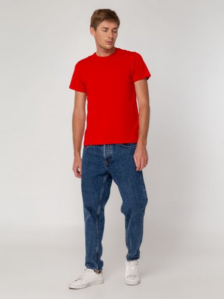 Футболка мужская T-bolka Stretch, красная 