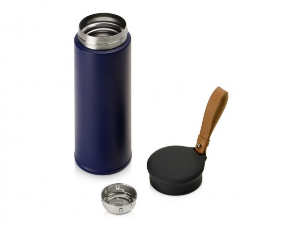 Вакуумный термос Engage, 450 мл, темно-синий 