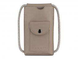 Сумка-чехол для мобильного телефона BUGATTI Almata, песочная, полиуретан, 11x2x18 см
