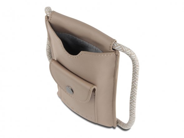 Сумка-чехол для мобильного телефона BUGATTI Almata, песочная, полиуретан, 11x2x18 см 