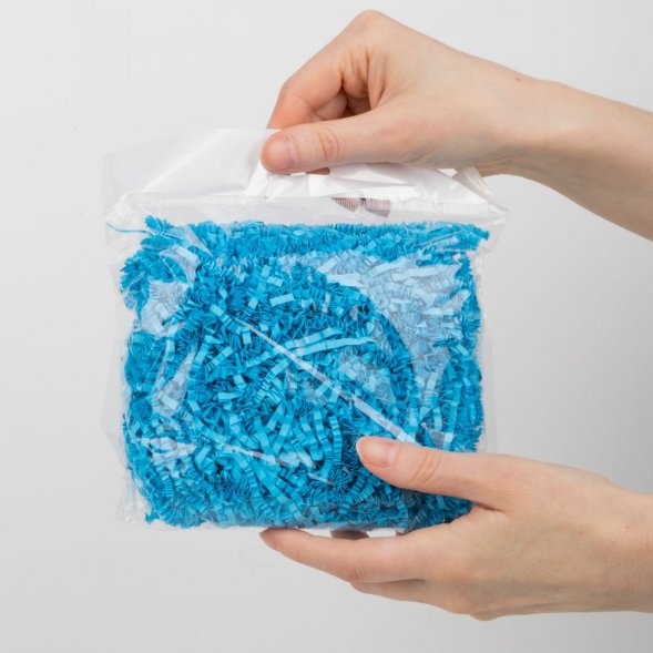Бумажный наполнитель Chip, светло-синий 