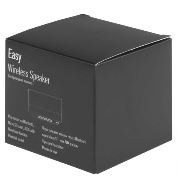 Беспроводная колонка Easy, серебристая 