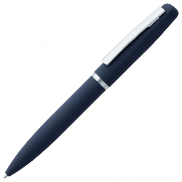Ручка шариковая Bolt Soft Touch, синяя 