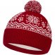 Шапка Elnik, красная с молочно-белым 