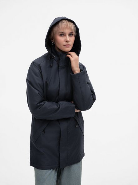 Куртка на стеганой подкладке Robyn, темно-синяя 