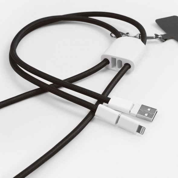 Кабель-ланьярд energyFlex Pro, черный 