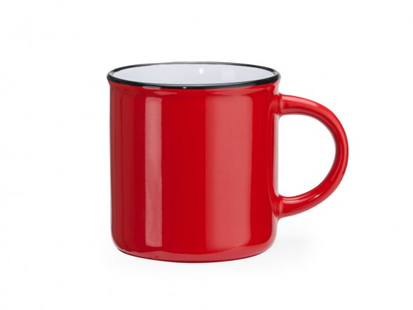 Кружка керамическая JACK, 300 мл, красный 