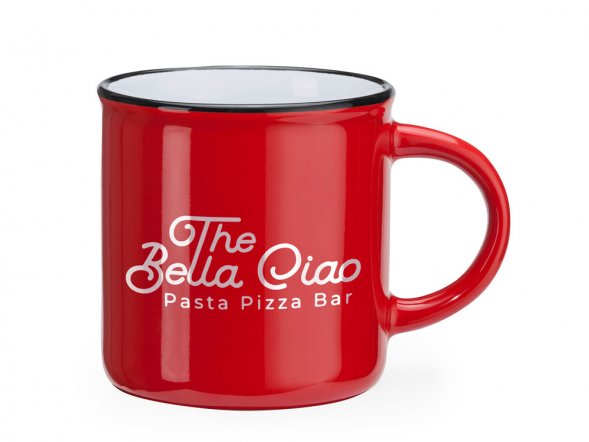 Кружка керамическая JACK, 300 мл, красный 