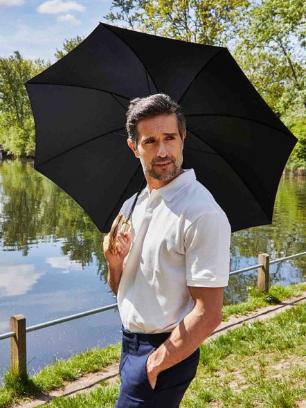 Зонт-трость Commissioner, черный 