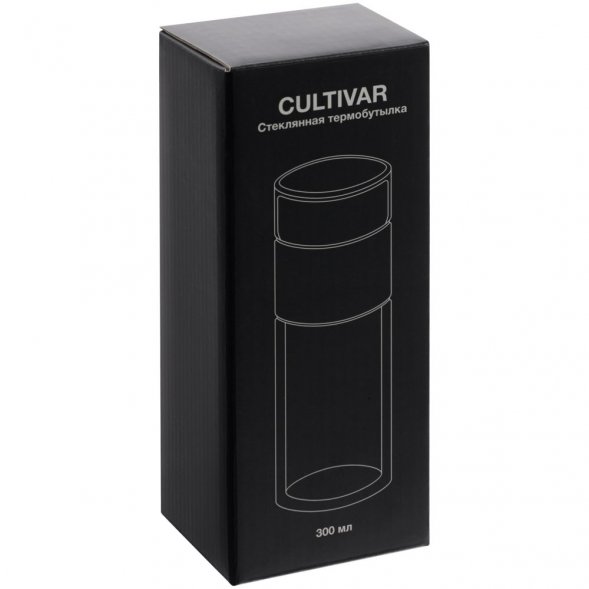 Бутылка для заваривания Cultivar, черная 
