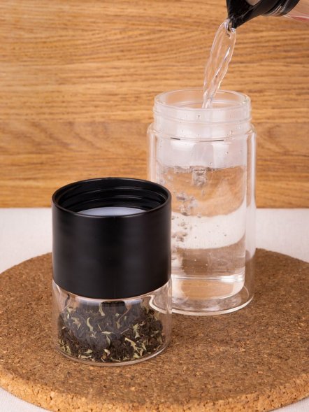 Бутылка для заваривания Cultivar, черная 