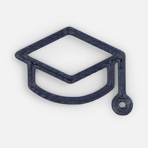 Подвеска Industry, 3D-печать на заказ, шапочка студента 