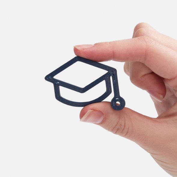 Подвеска Industry, 3D-печать на заказ, шапочка студента 