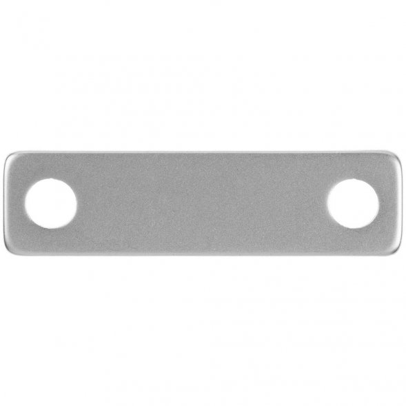 Шильдик металлический Alfa Liten, серебристый 