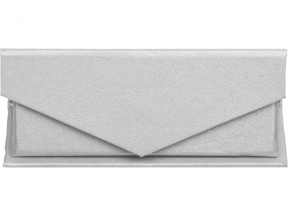 Подарочная коробка для флеш-карт треугольная, серый 