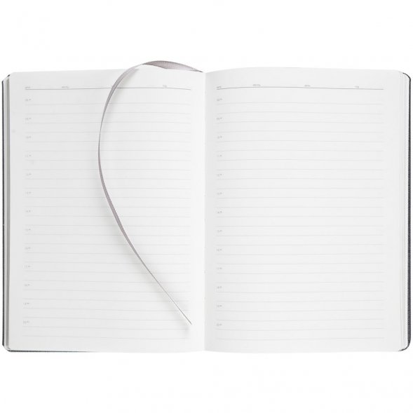 Ежедневник Saffian, недатированный, серый 