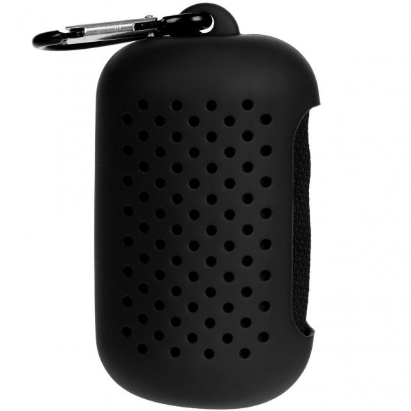 Охлаждающее полотенце Narvik в силиконовом чехле, черное 