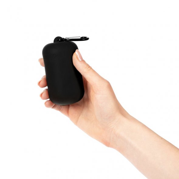 Охлаждающее полотенце Narvik в силиконовом чехле, черное 