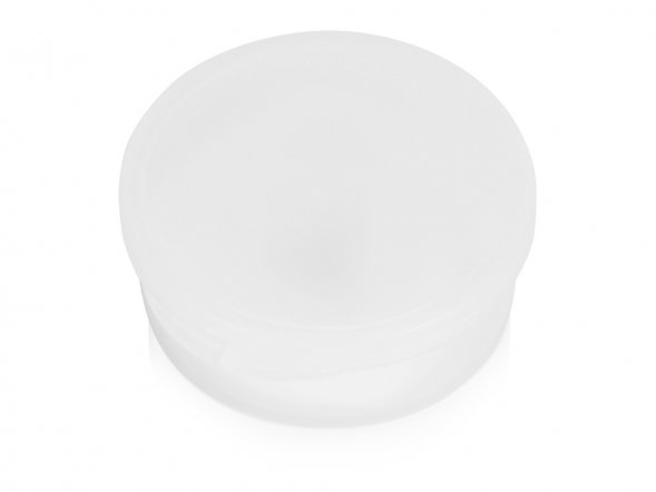 Силиконовая трубочка Fresh в пластиковом кейсе, белый 