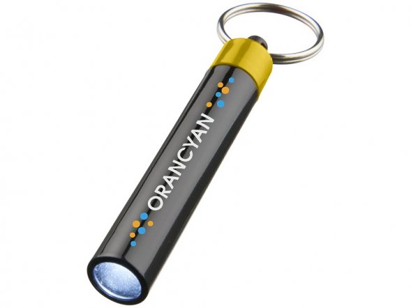 Брелок-фонарик Retro, желтый 