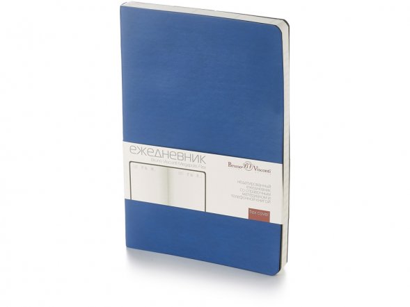 Ежедневник А5 недатированный Megapolis Flex, синий 