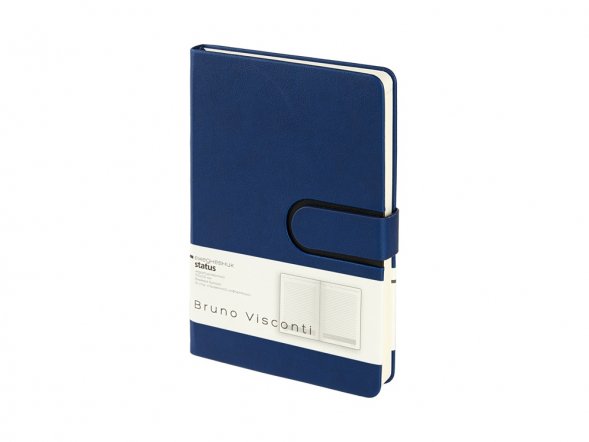 Ежедневник недатированный А5 Status, темно-синий 