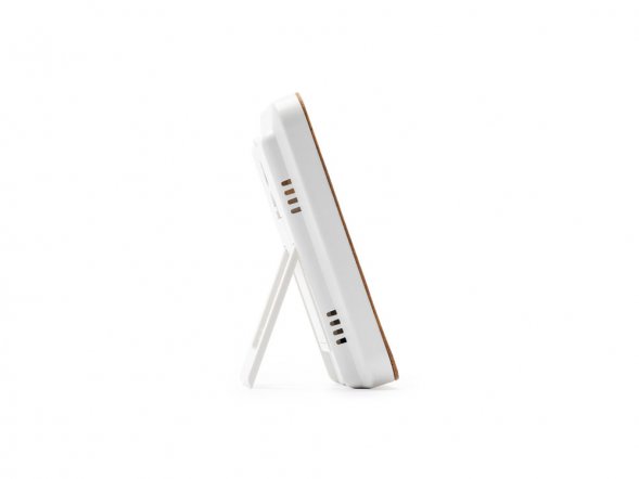 Метеостанция CELSIUS с лицевой стороной из бамбука, бежевый/белый 