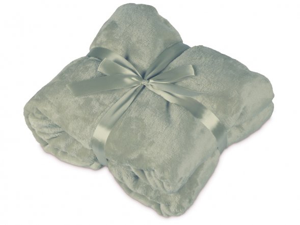 Плед мягкий флисовый Fancy, оливковый 