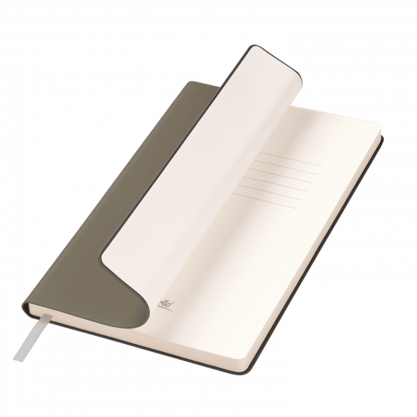 Ежедневник Spark недатированный, серый (без упаковки, без стикера) 