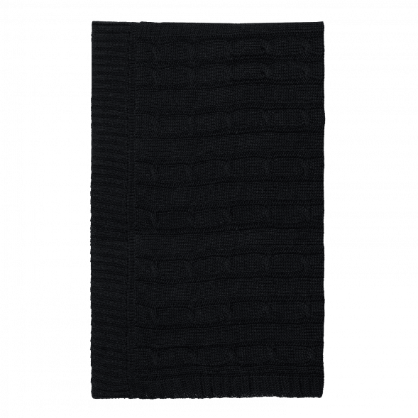 Плед Fado вязаный, темно-синий (без подарочной коробки) 